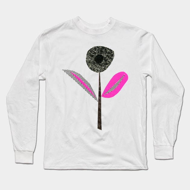 Abstract Flower I Long Sleeve T-Shirt by Cassia